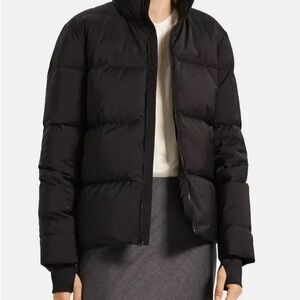 Theory City Poly Stand Collar Puffer Jacket